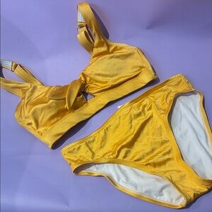 Golden Glow Bikini Set